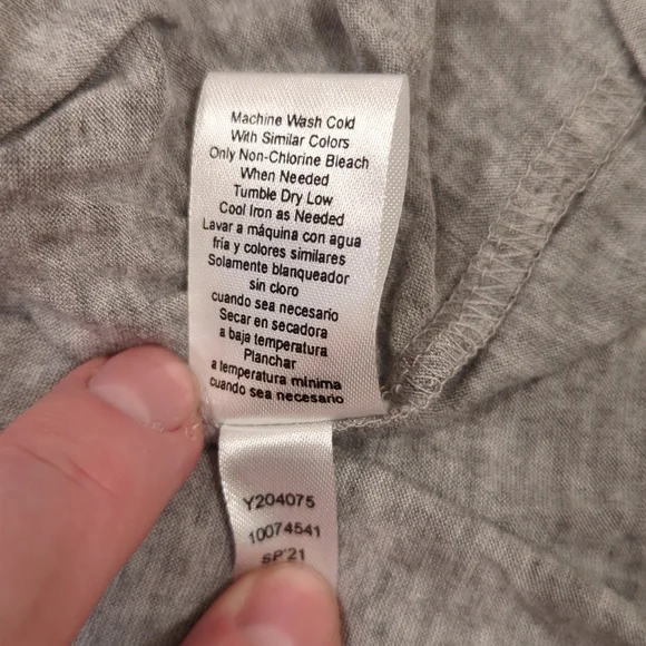 Women's top, size XL, brand new. Mostly white lace with grey jersey lower half - Picture 5 of 5